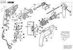 Bosch 0 601 149 703 Gsb 450 Re Percussion Drill 230 V / Eu Spare Parts
